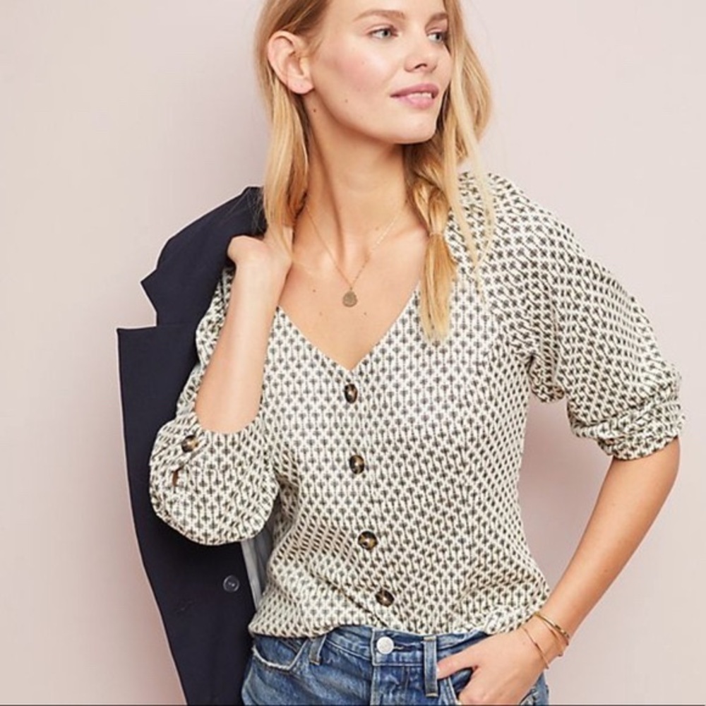 NWOT Ett Twa Anthropologie Corali top